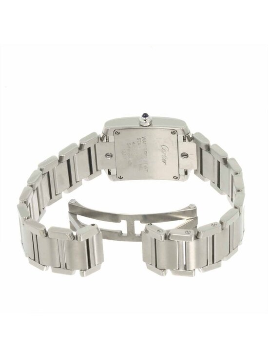Cartier Tank Francaise SM Watch Ivory Quartz main image 4